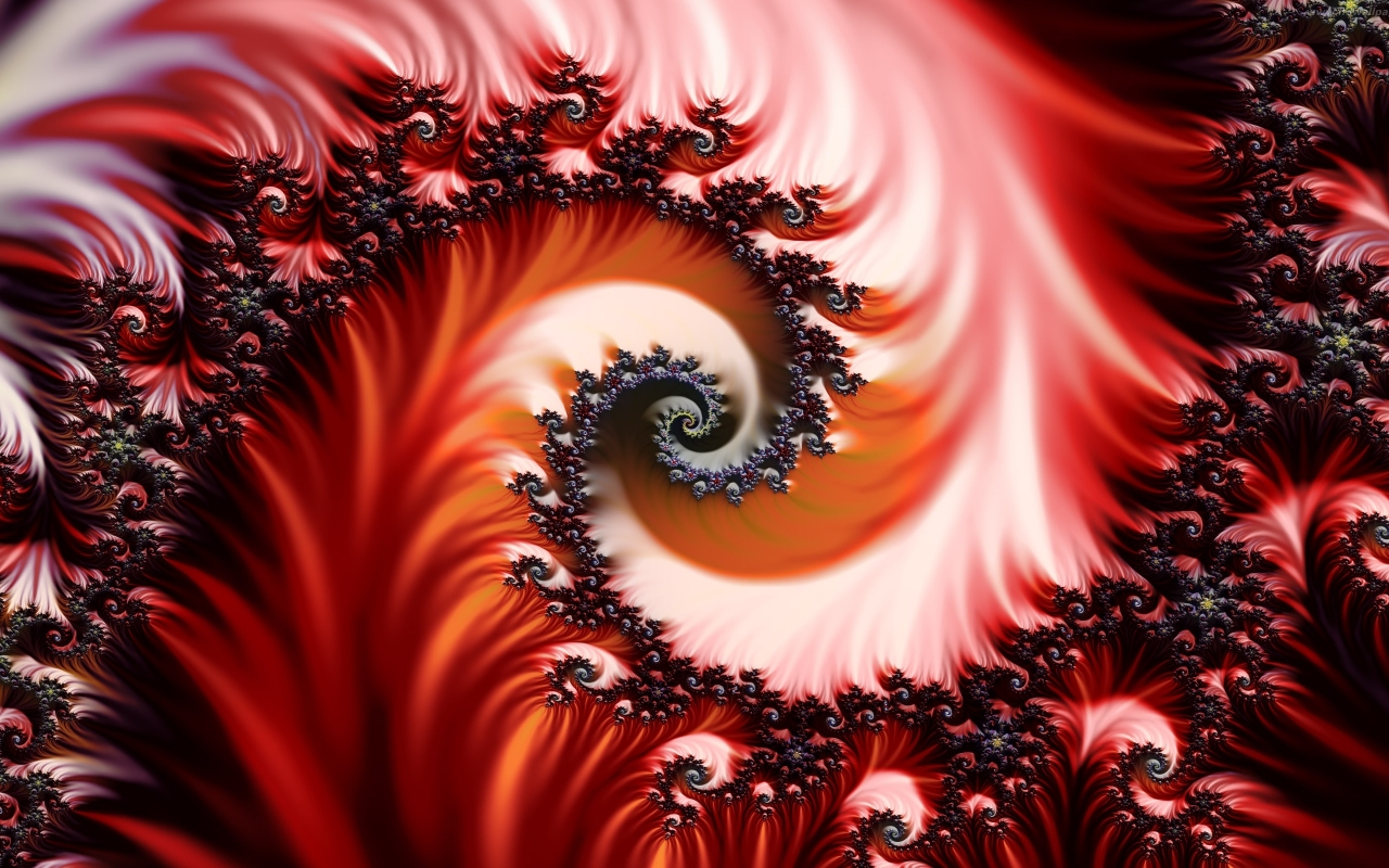 Background fractal for 1280 x 800 widescreen resolution
