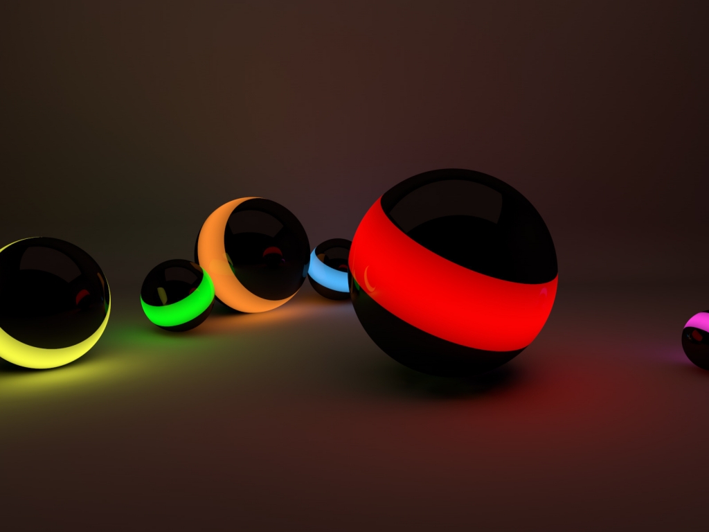 Balls Lights for 1024 x 768 resolution