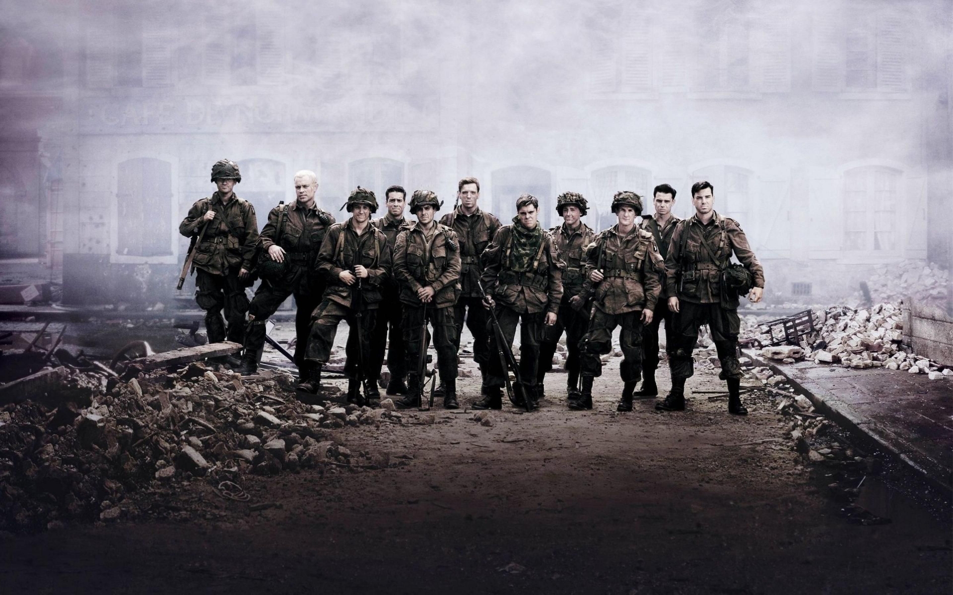 Band of Brothers Cast for 1920 x 1200 widescreen resolution