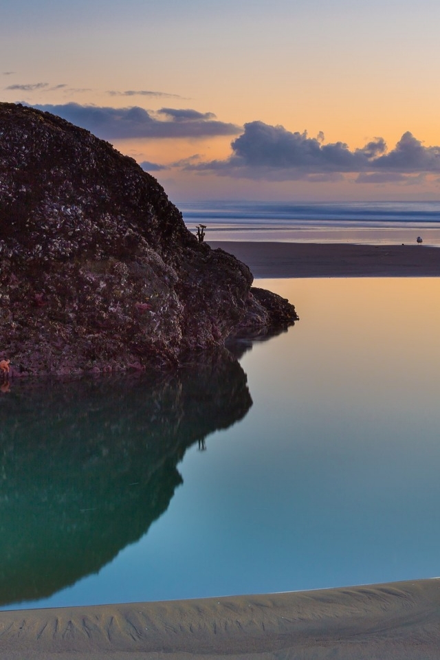 Bandon Beach Oregon for 640 x 960 iPhone 4 resolution