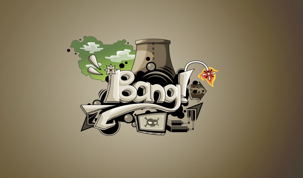 Bang Pattern for 1024 x 600 widescreen resolution