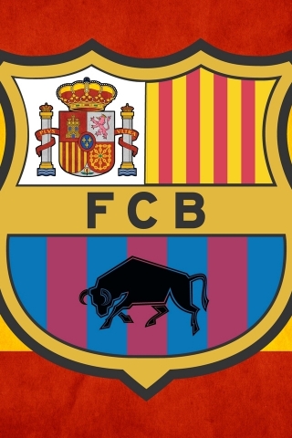 Barca Logo for 320 x 480 iPhone resolution