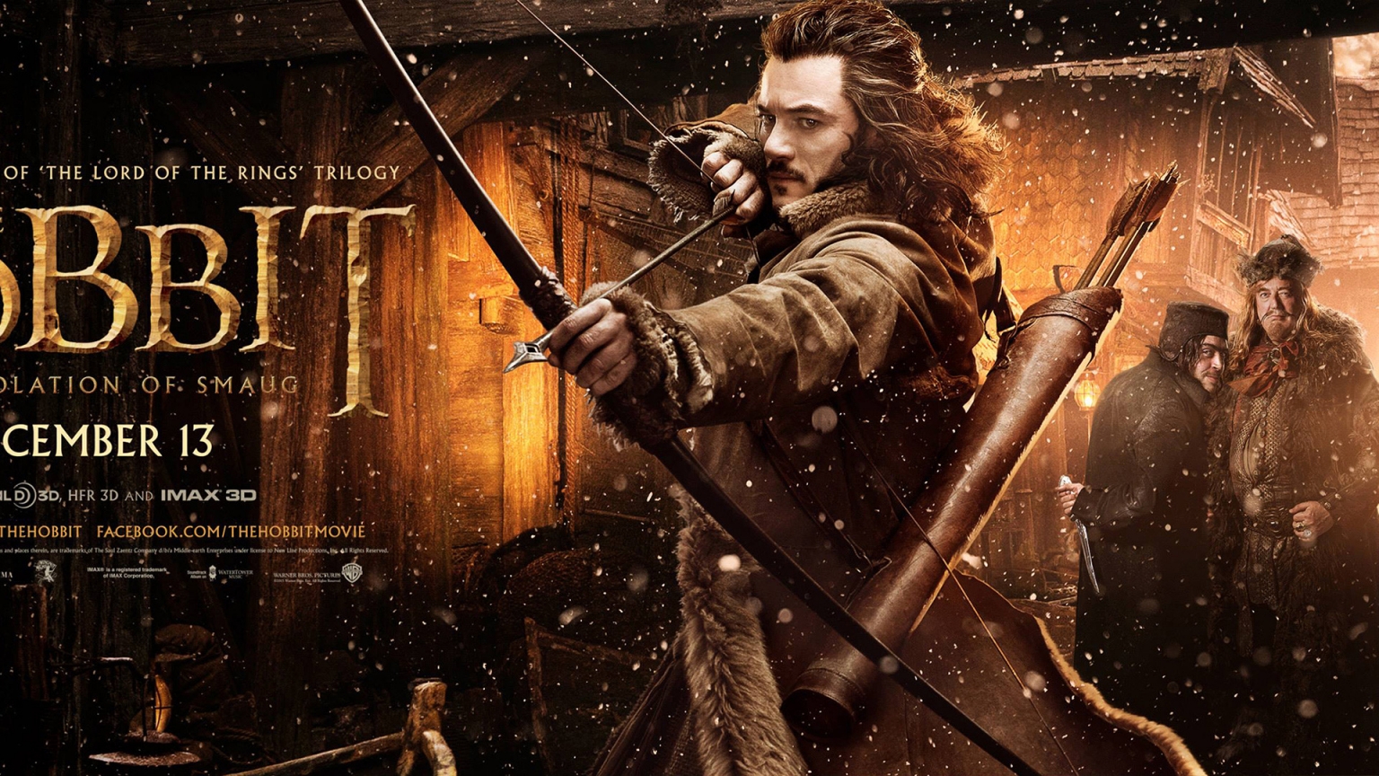 Bard the Bowman The Hobbit for 1536 x 864 HDTV resolution