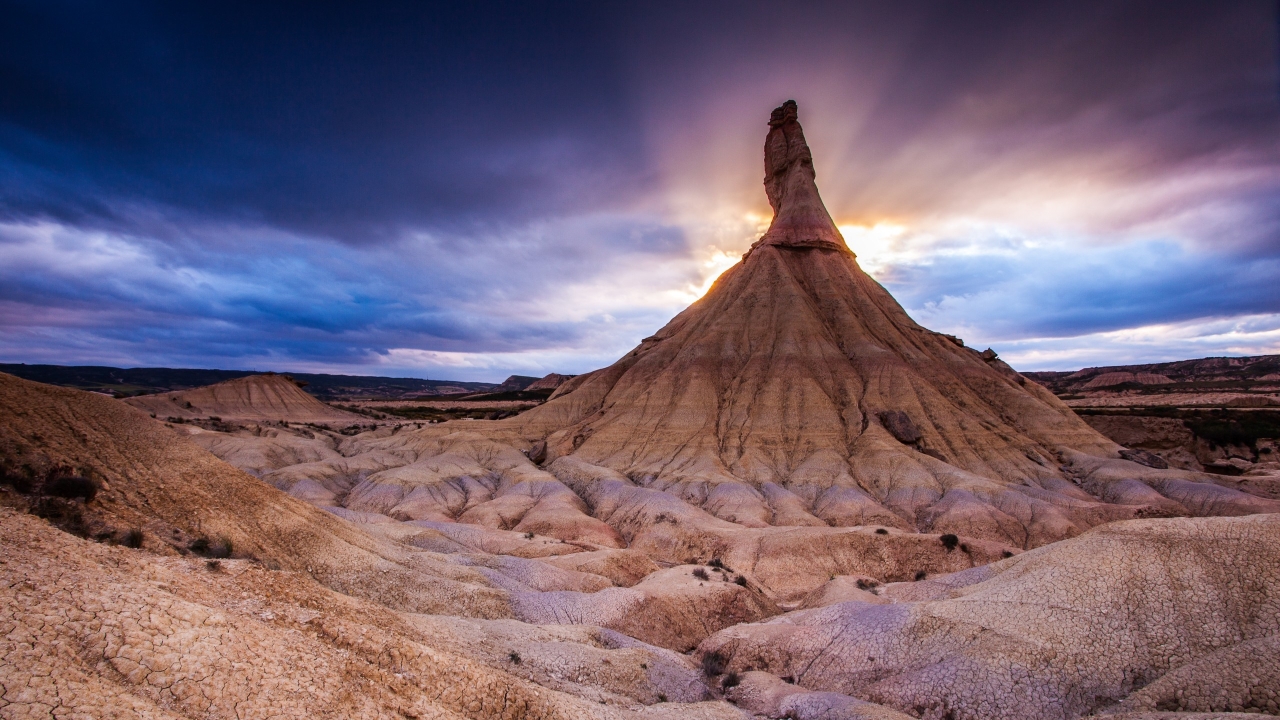 Bardenas Reales Natural Park for 1280 x 720 HDTV 720p resolution