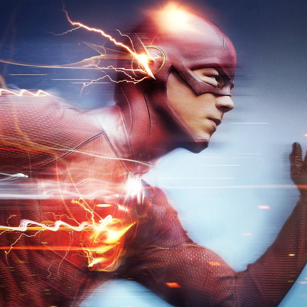 Barry Allen The Flash for 1024 x 1024 iPad resolution