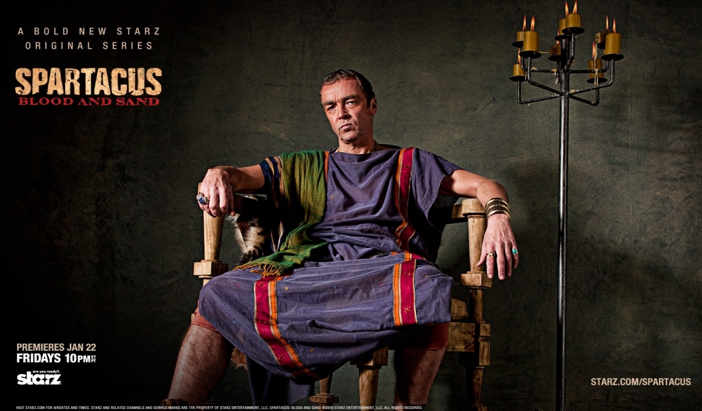 Batiatus Spartacus: Blood and Sand for 1024 x 600 widescreen resolution