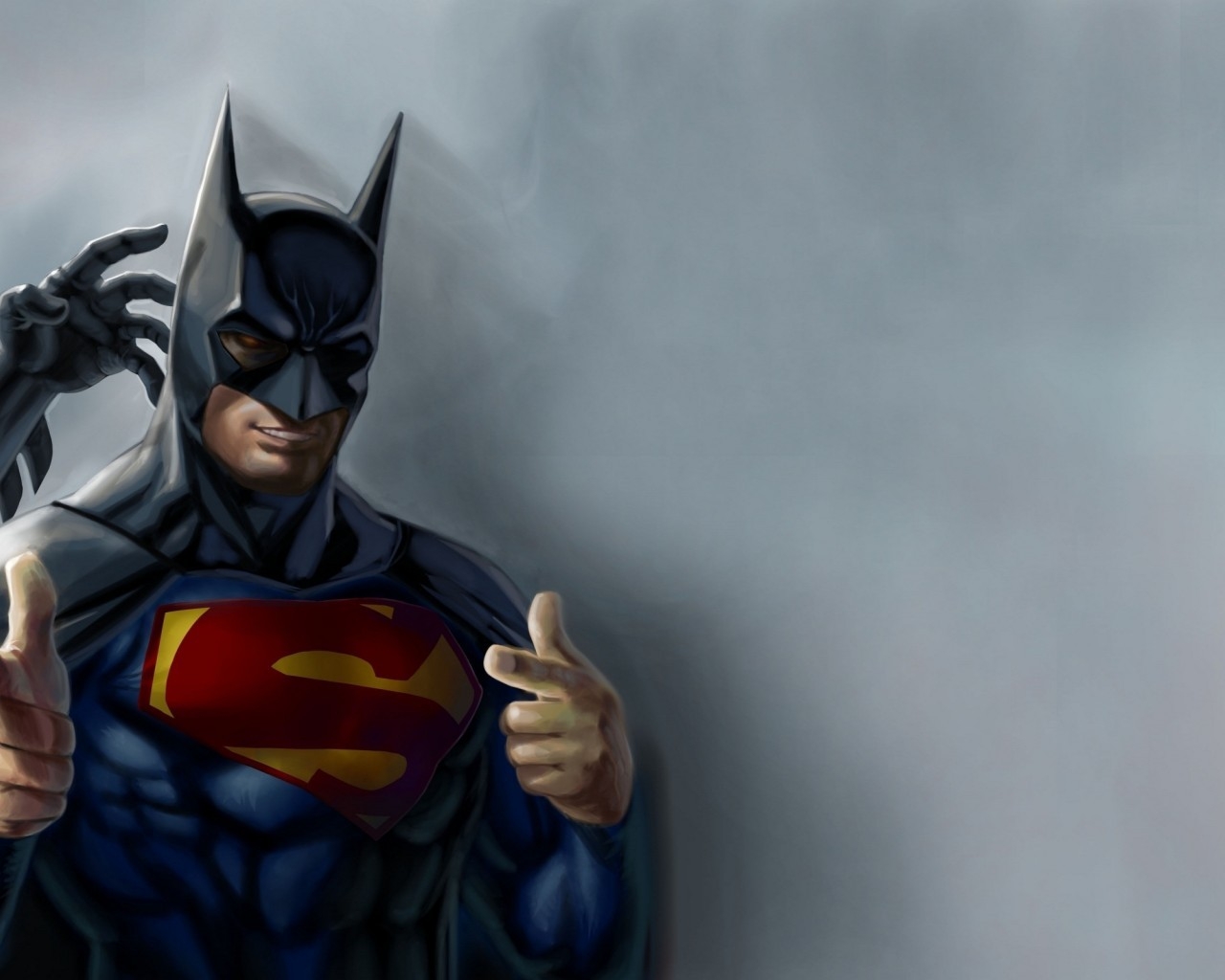 Batman and Superman for 1280 x 1024 resolution