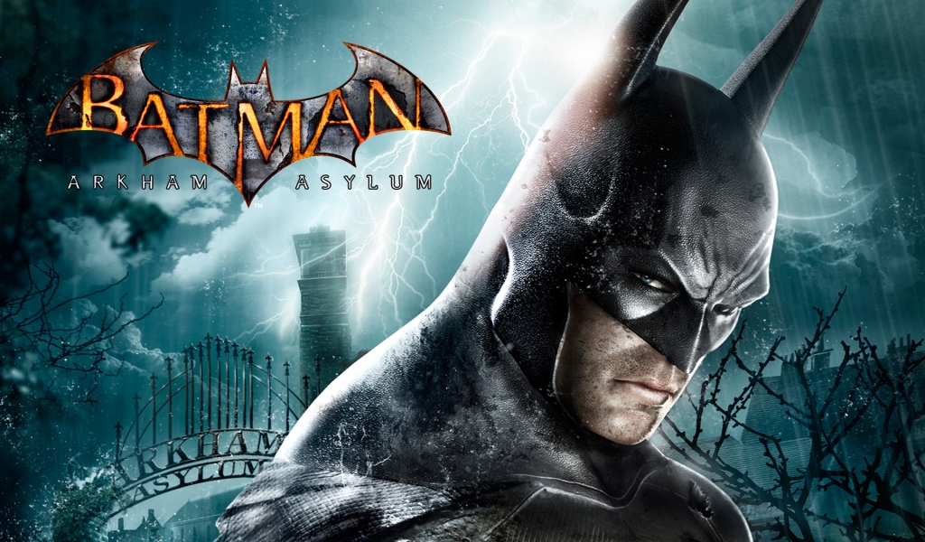 Batman Arkham Asylum for 1024 x 600 widescreen resolution