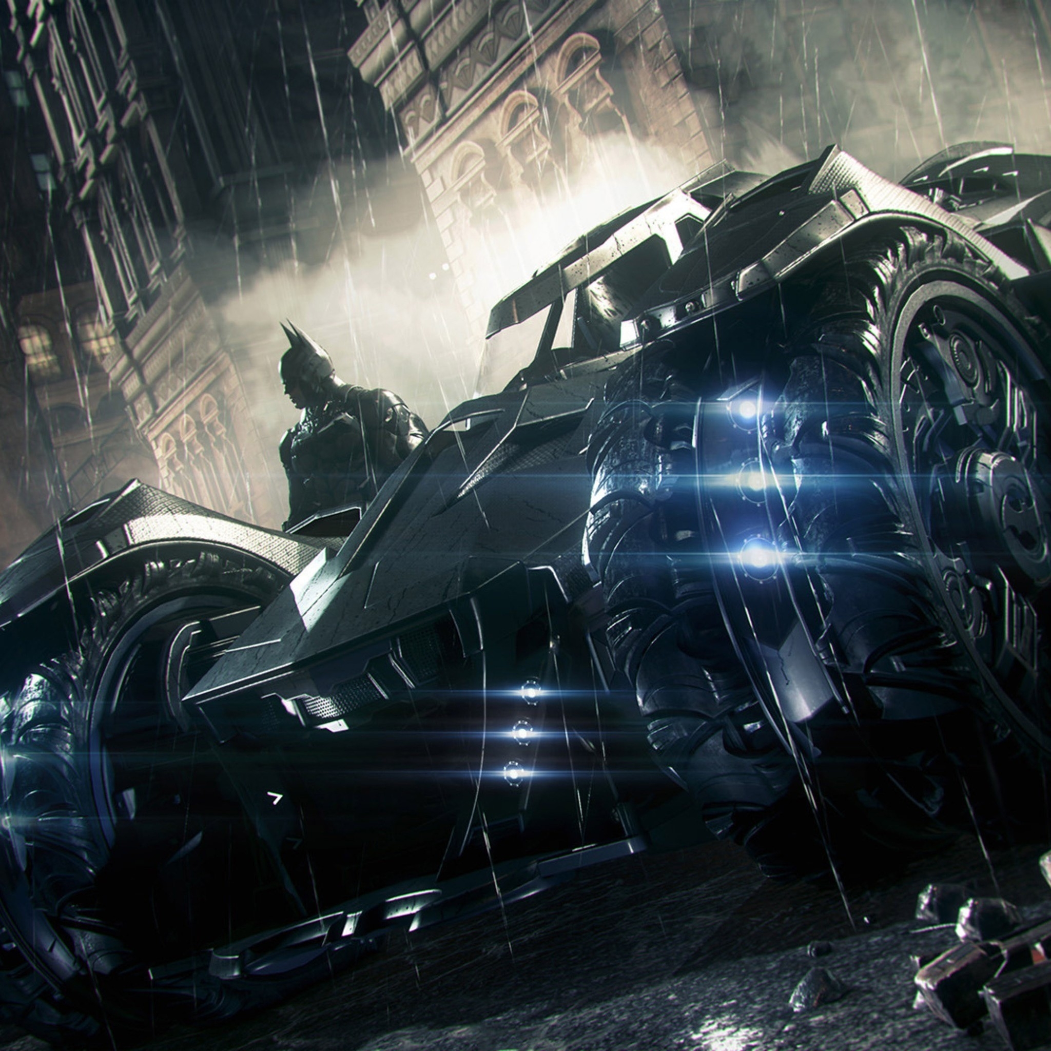 Batman Arkham Knight 3 Car for 2048 x 2048 New iPad resolution