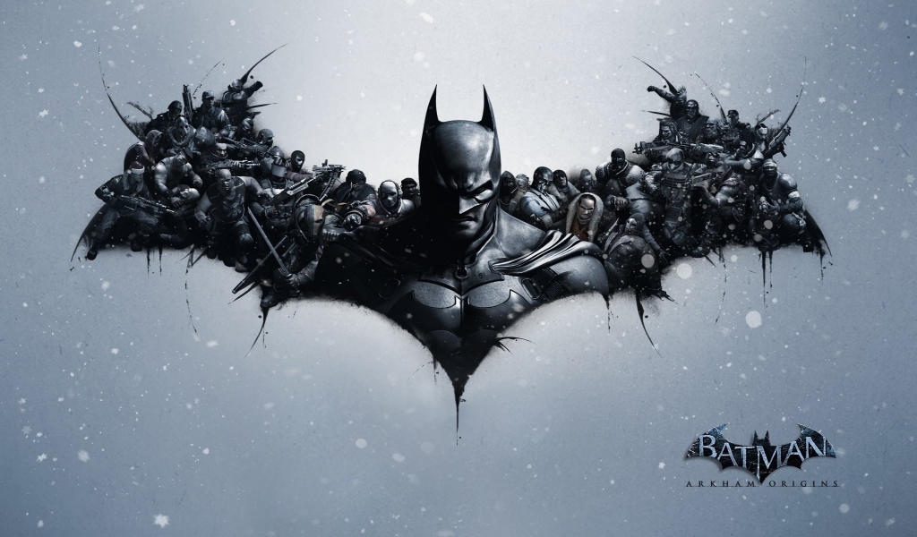 Batman Arkham Origins for 1024 x 600 widescreen resolution