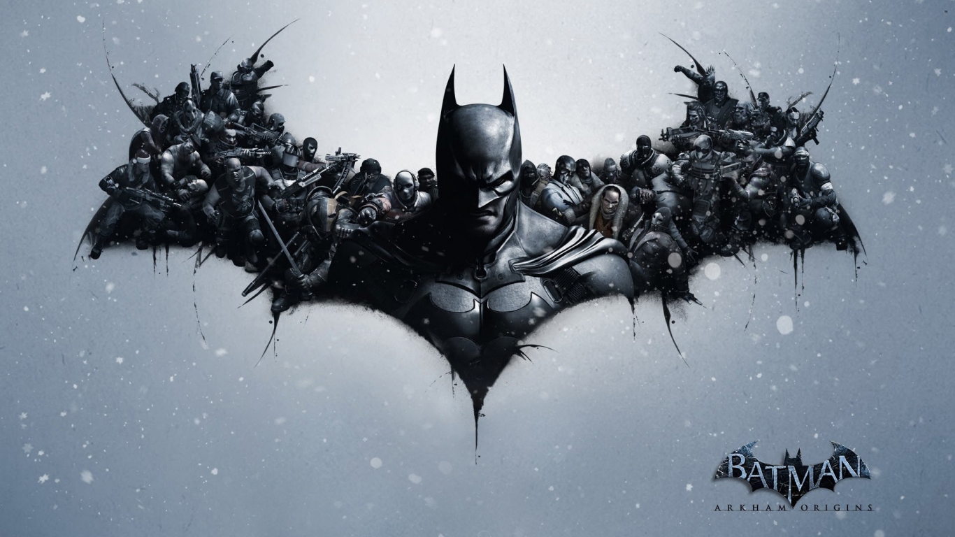 Batman Arkham Origins for 1366 x 768 HDTV resolution