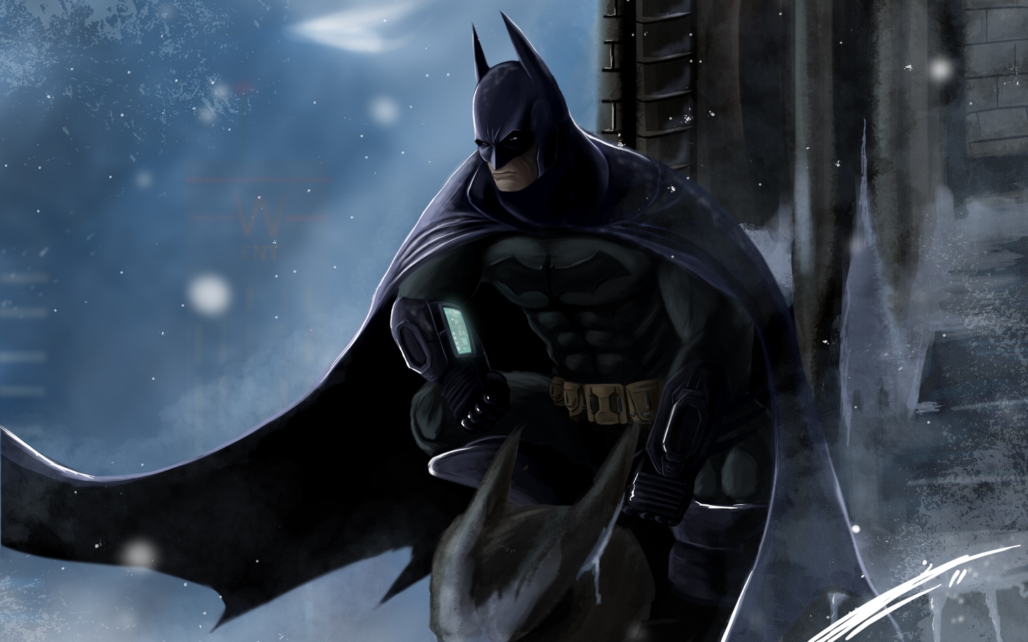 Batman Artwork for 1440 x 900 widescreen resolution