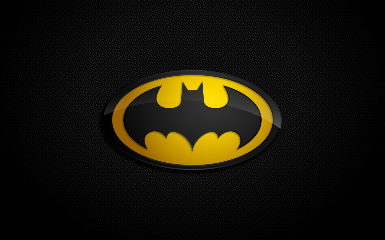 Batman Logo for 1280 x 800 widescreen resolution