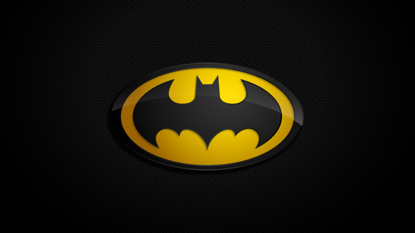 Batman Logo for 1366 x 768 HDTV resolution