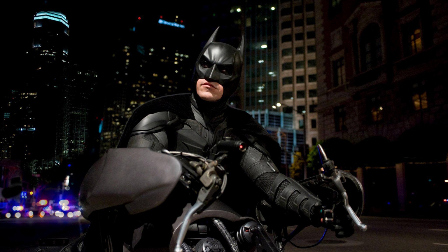 Batman on Bike for 1536 x 864 HDTV resolution