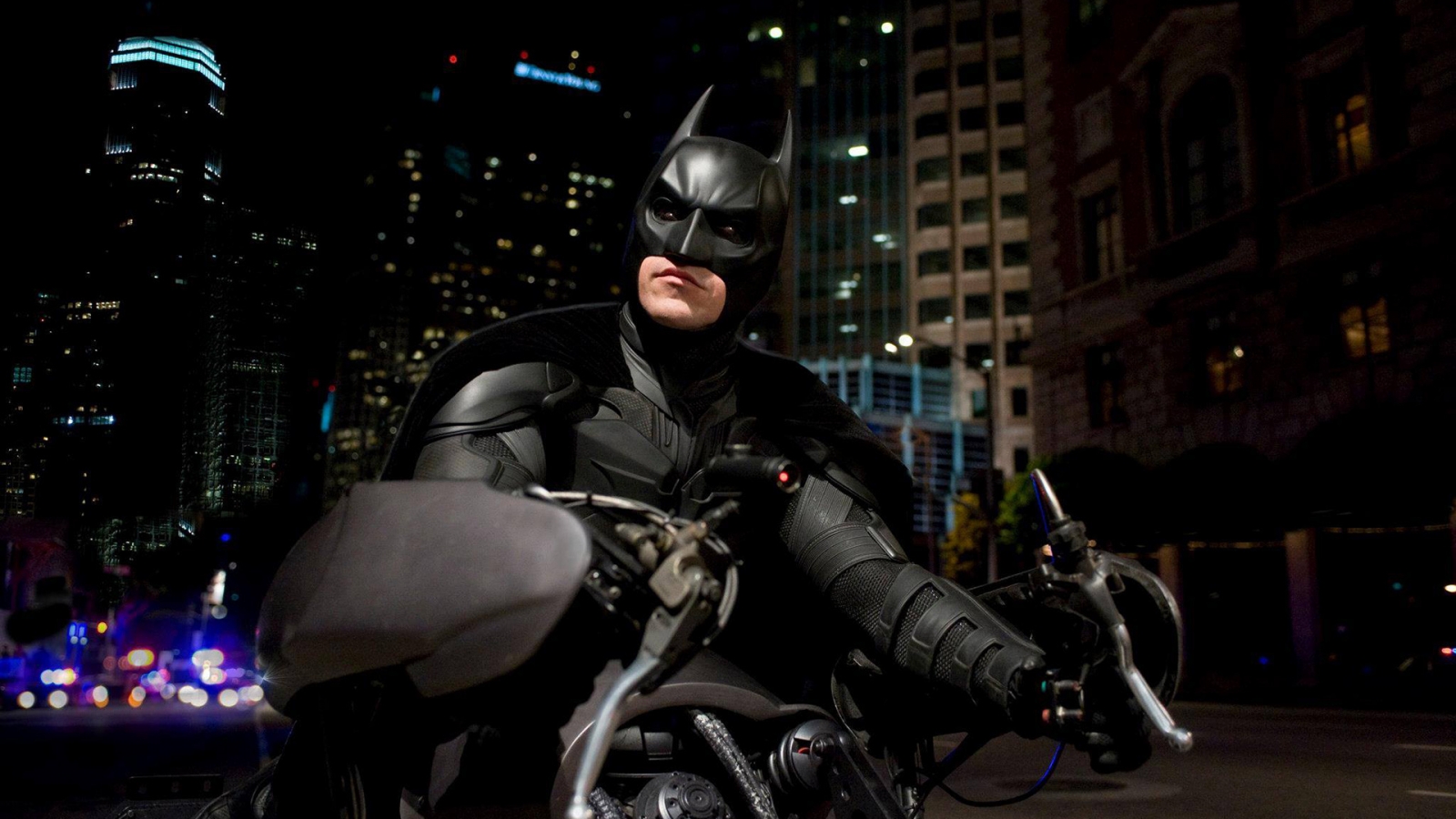 Batman on Bike for 1600 x 900 HDTV resolution