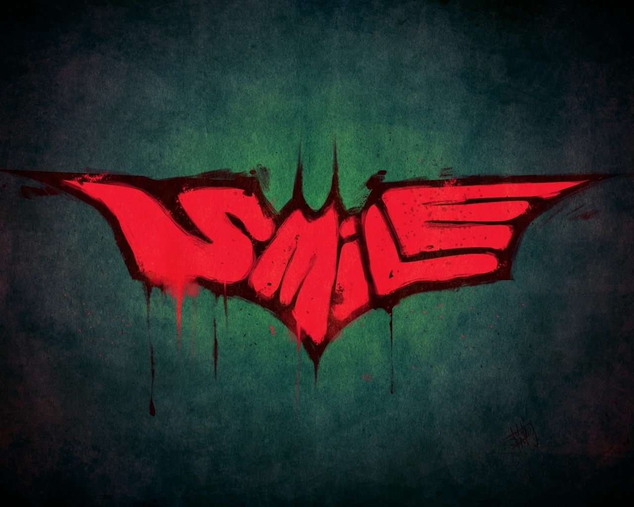 Batman Smile for 1280 x 1024 resolution