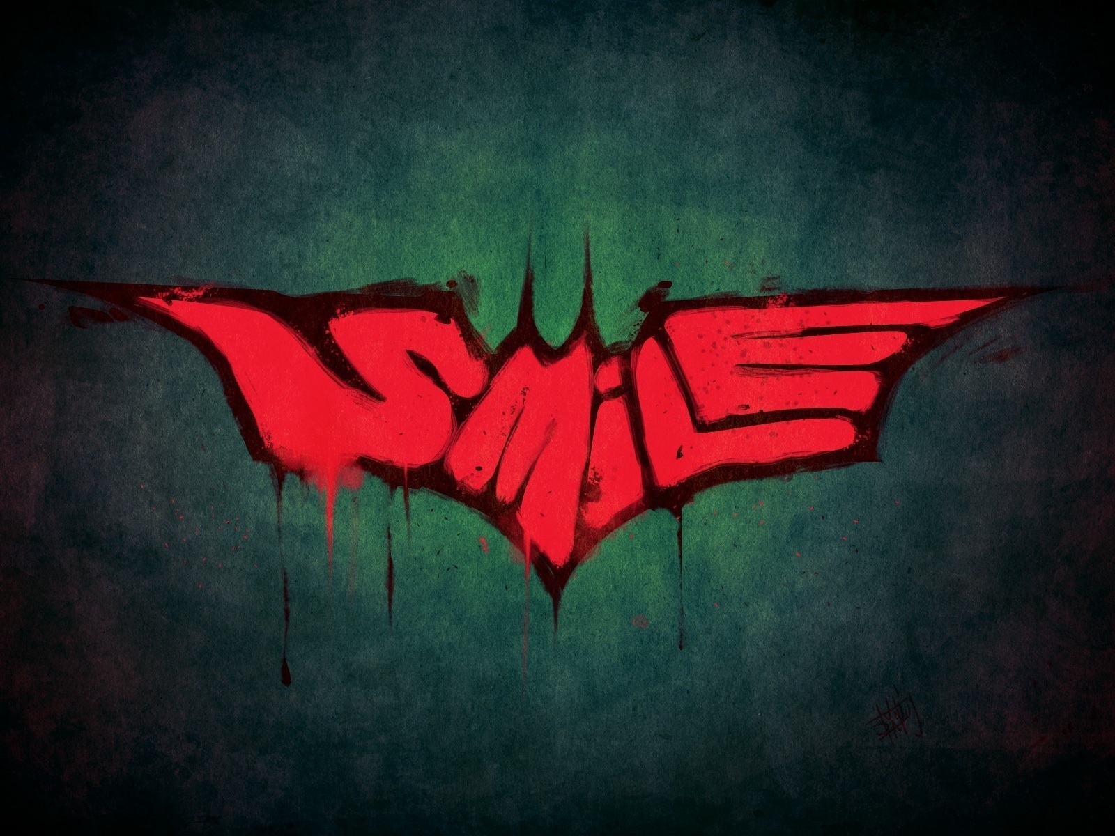 Batman Smile for 1600 x 1200 resolution