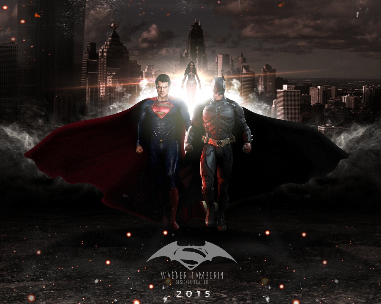 Batman vs Superman for 1280 x 1024 resolution
