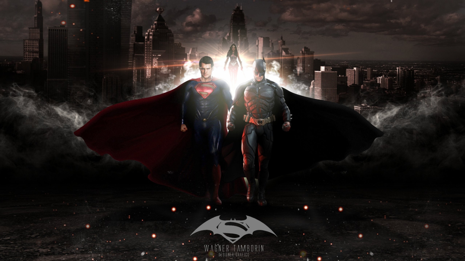 Batman vs Superman for 1600 x 900 HDTV resolution
