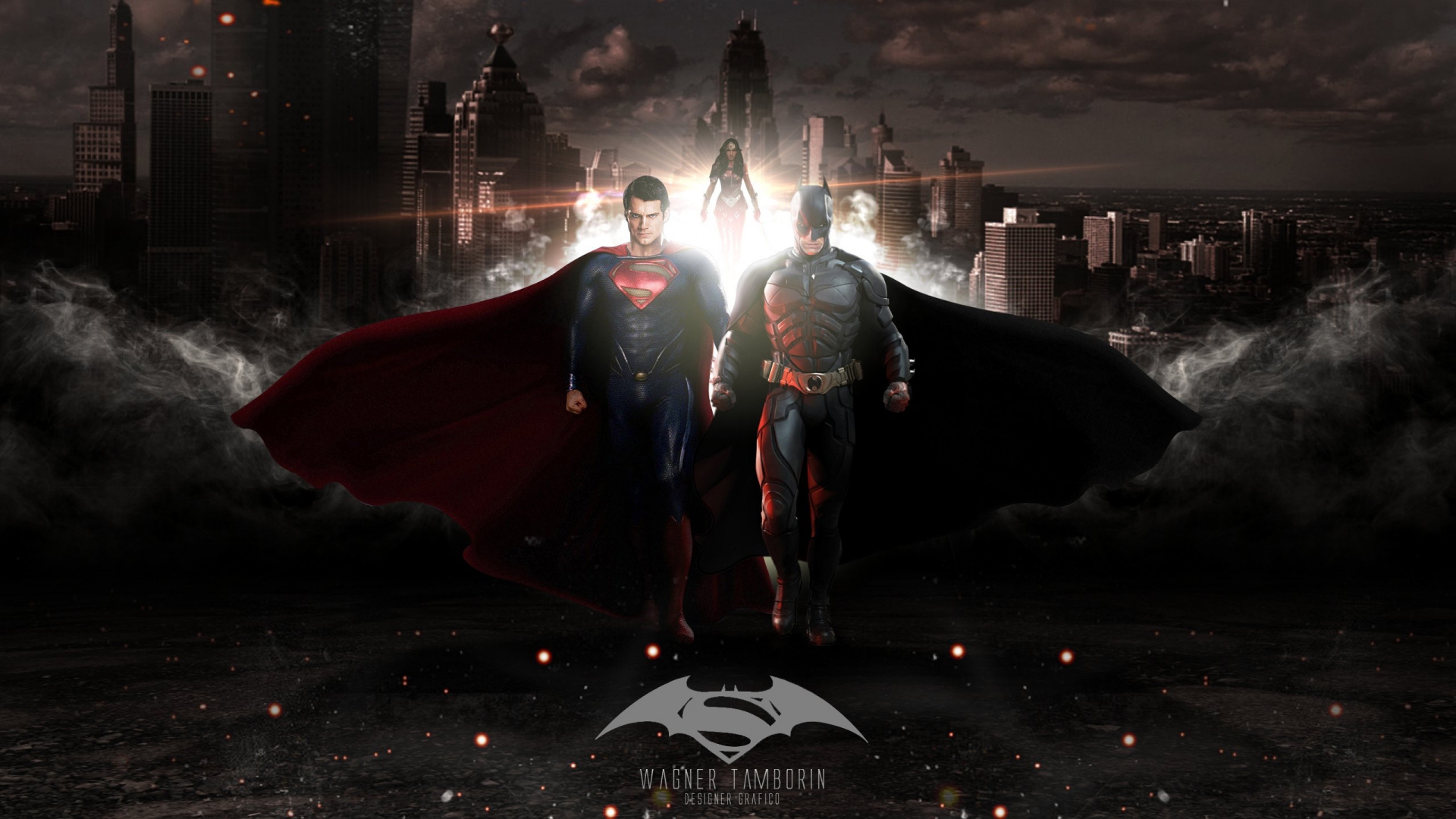 Batman vs Superman for 1920 x 1080 HDTV 1080p resolution