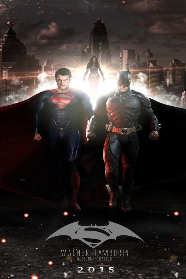 Batman vs Superman for 640 x 960 iPhone 4 resolution