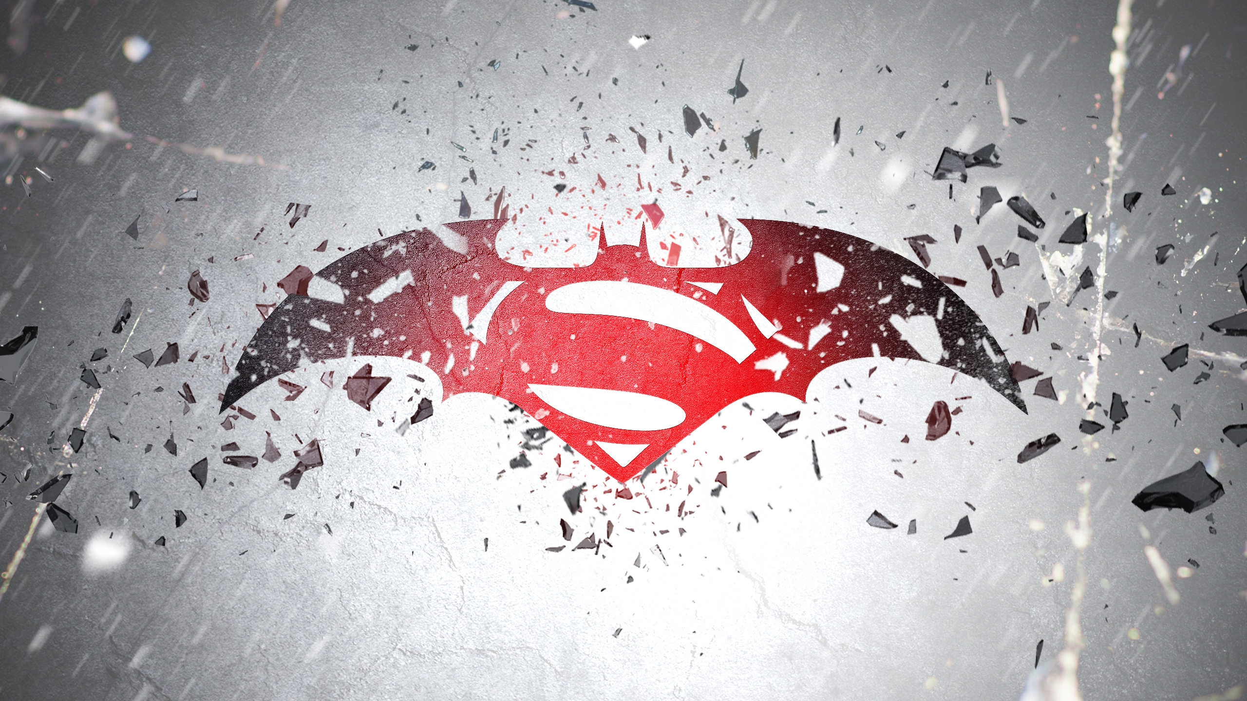 Batman vs Superman Awesome Logo for 2560x1440 HDTV resolution