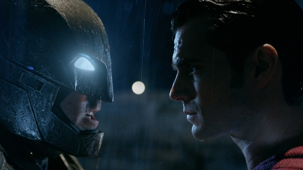 Batman vs Superman Face to Face for 1280 x 720 HDTV 720p resolution