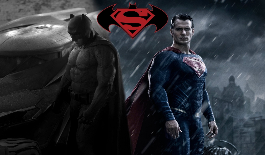 Batman vs Superman Fan Art for 1024 x 600 widescreen resolution
