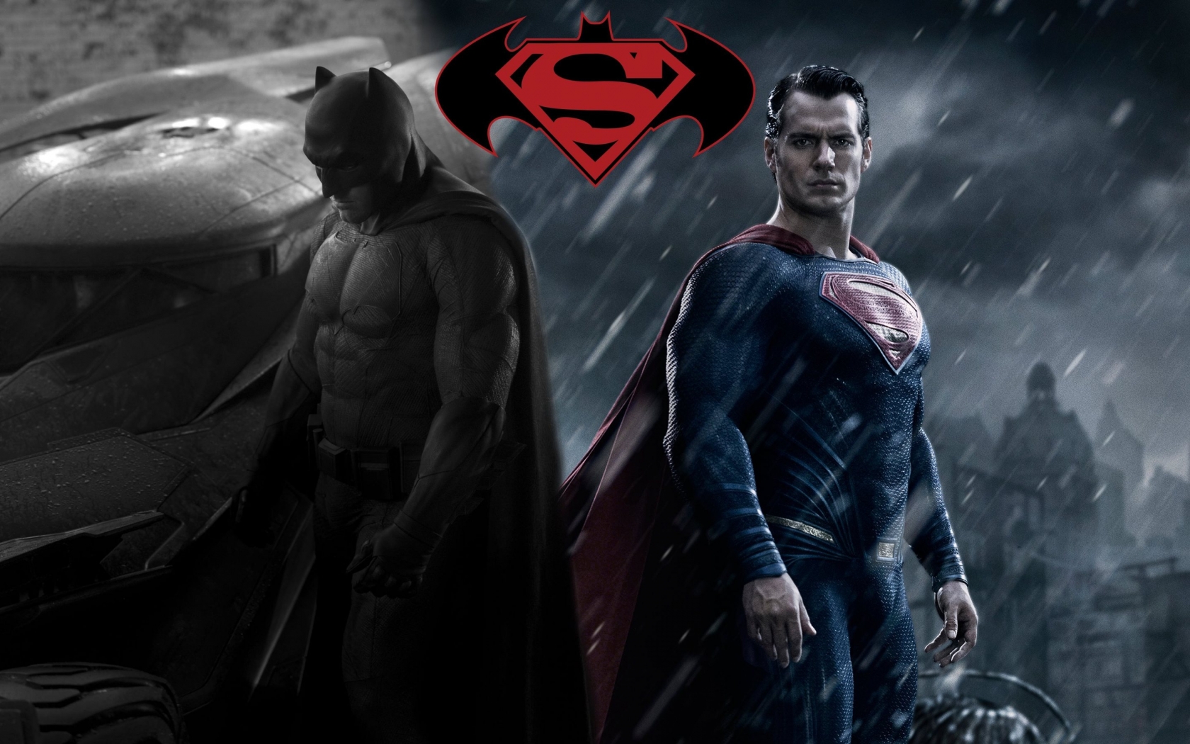 Batman vs Superman Fan Art for 1680 x 1050 widescreen resolution