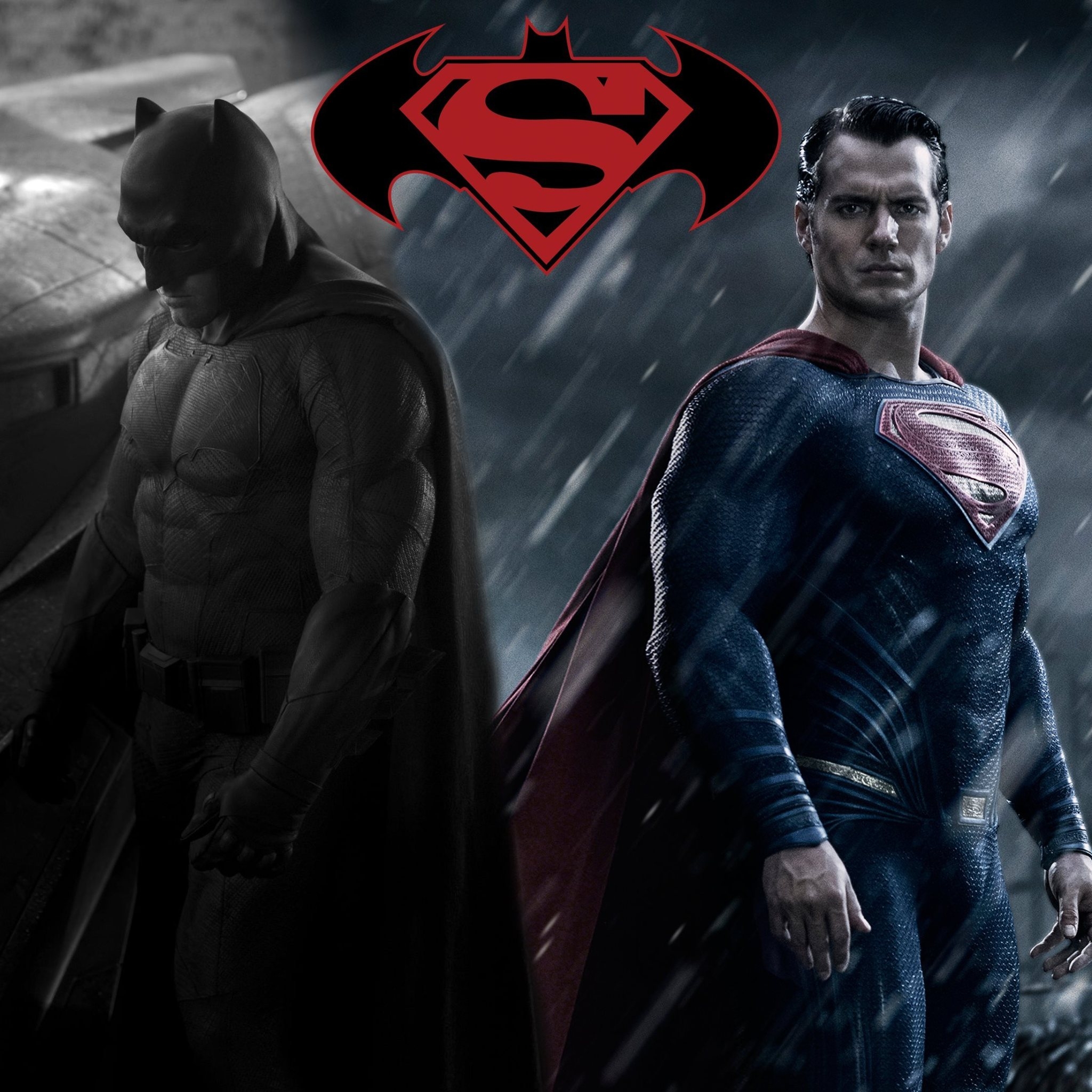 Batman vs Superman Fan Art for 2048 x 2048 New iPad resolution