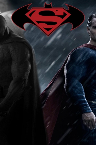 Batman vs Superman Fan Art for 320 x 480 iPhone resolution
