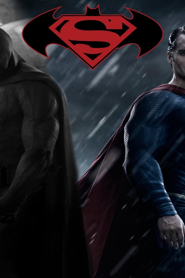 Batman vs Superman Fan Art for 640 x 960 iPhone 4 resolution