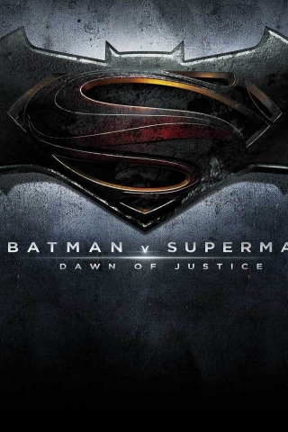 Batman vs Superman Logo for 320 x 480 iPhone resolution