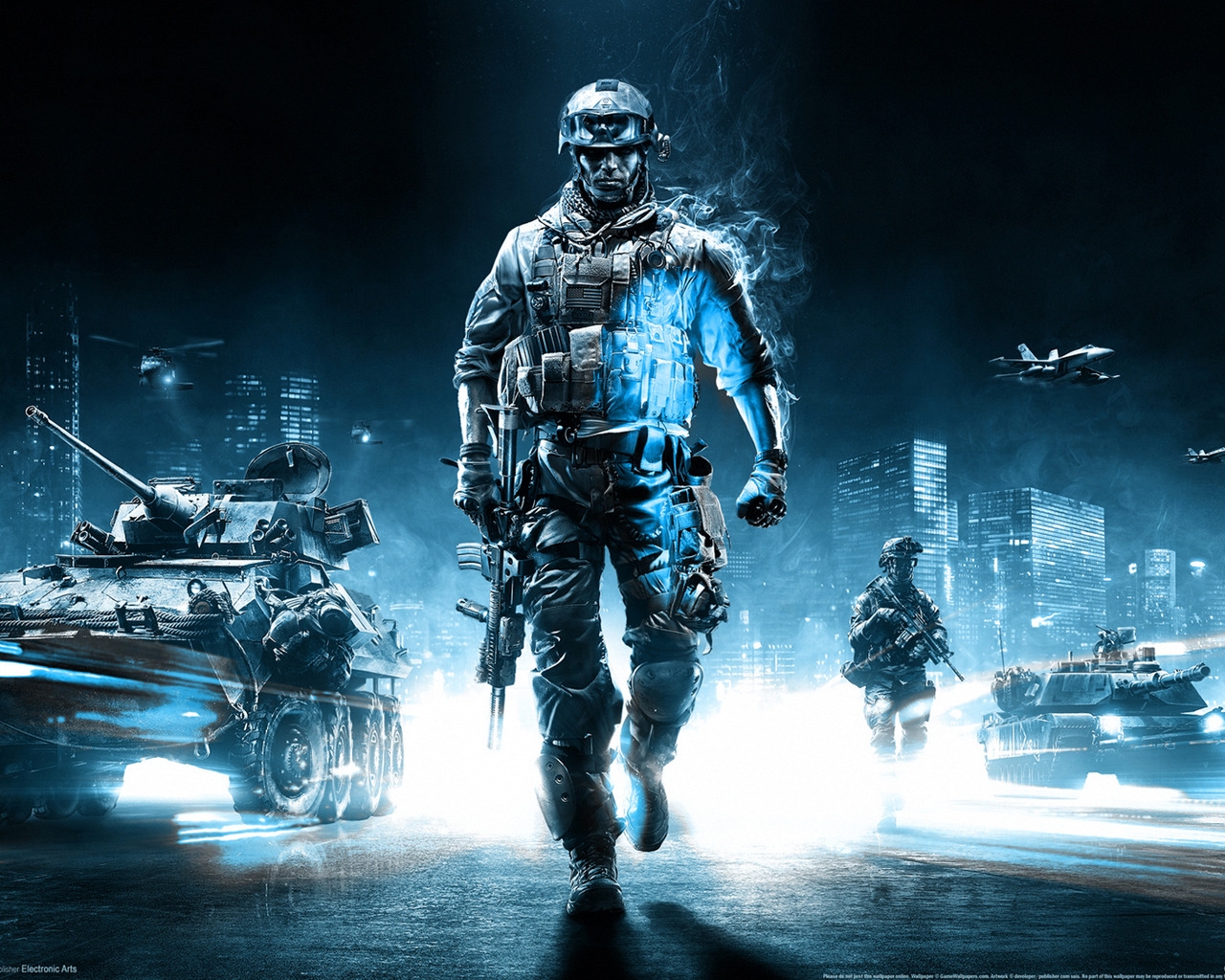 Battlefield 3 Action Game for 1280 x 1024 resolution