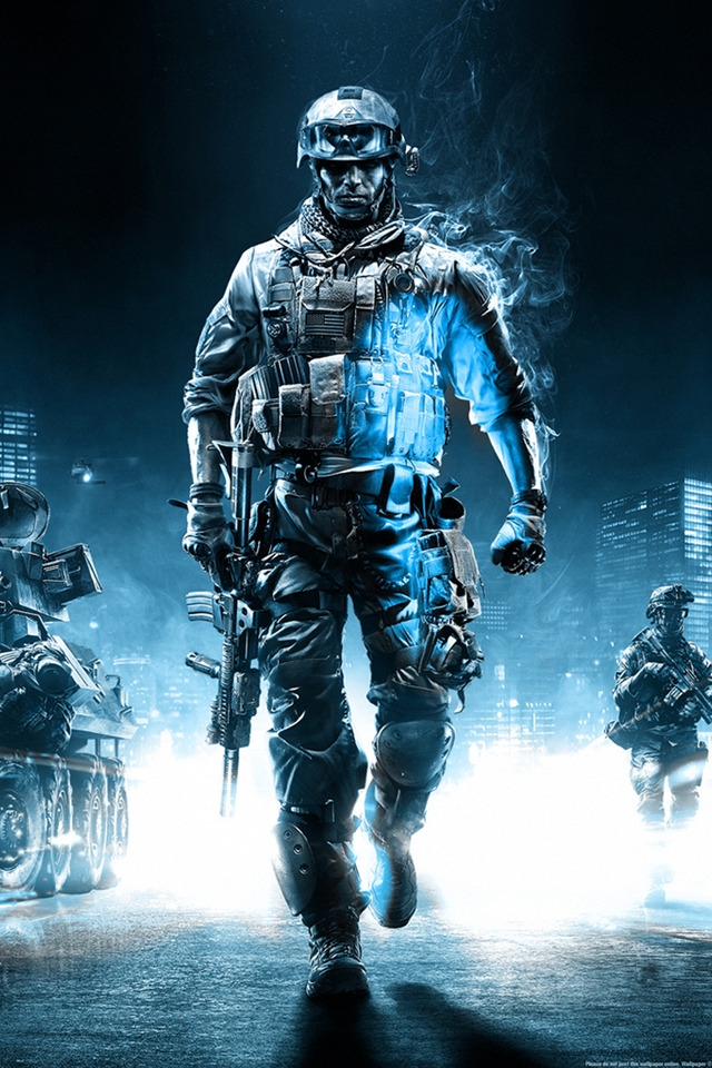 Battlefield 3 Action Game for 640 x 960 iPhone 4 resolution