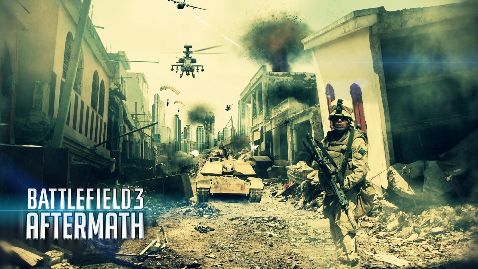 Battlefield 3 Aftermath for 1600 x 900 HDTV resolution