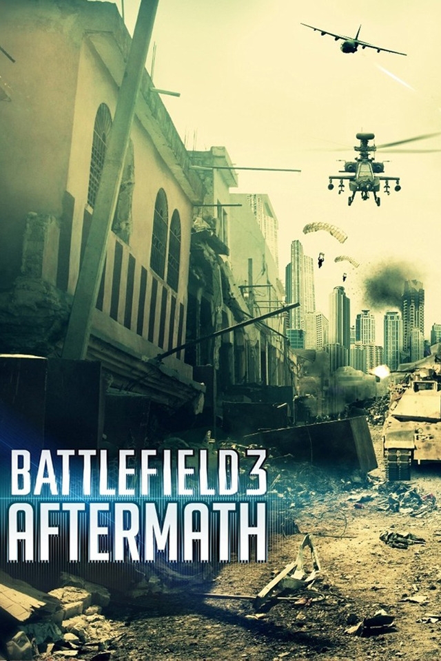 Battlefield 3 Aftermath for 640 x 960 iPhone 4 resolution