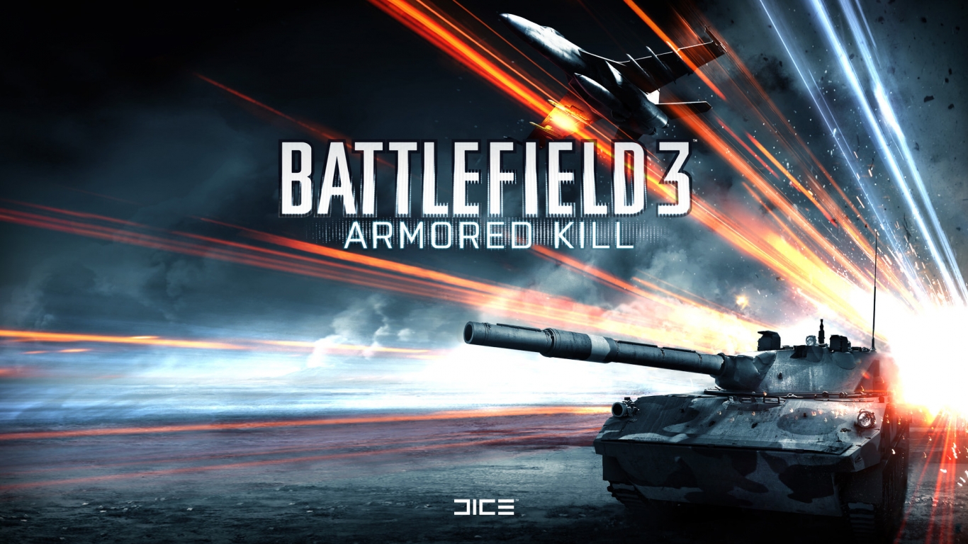 Battlefield 3 Armored Kill for 1366 x 768 HDTV resolution