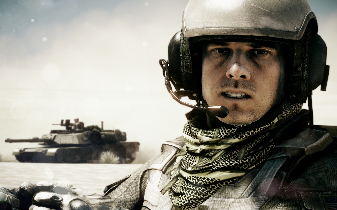 Battlefield 3 Character for 1280 x 800 widescreen resolution