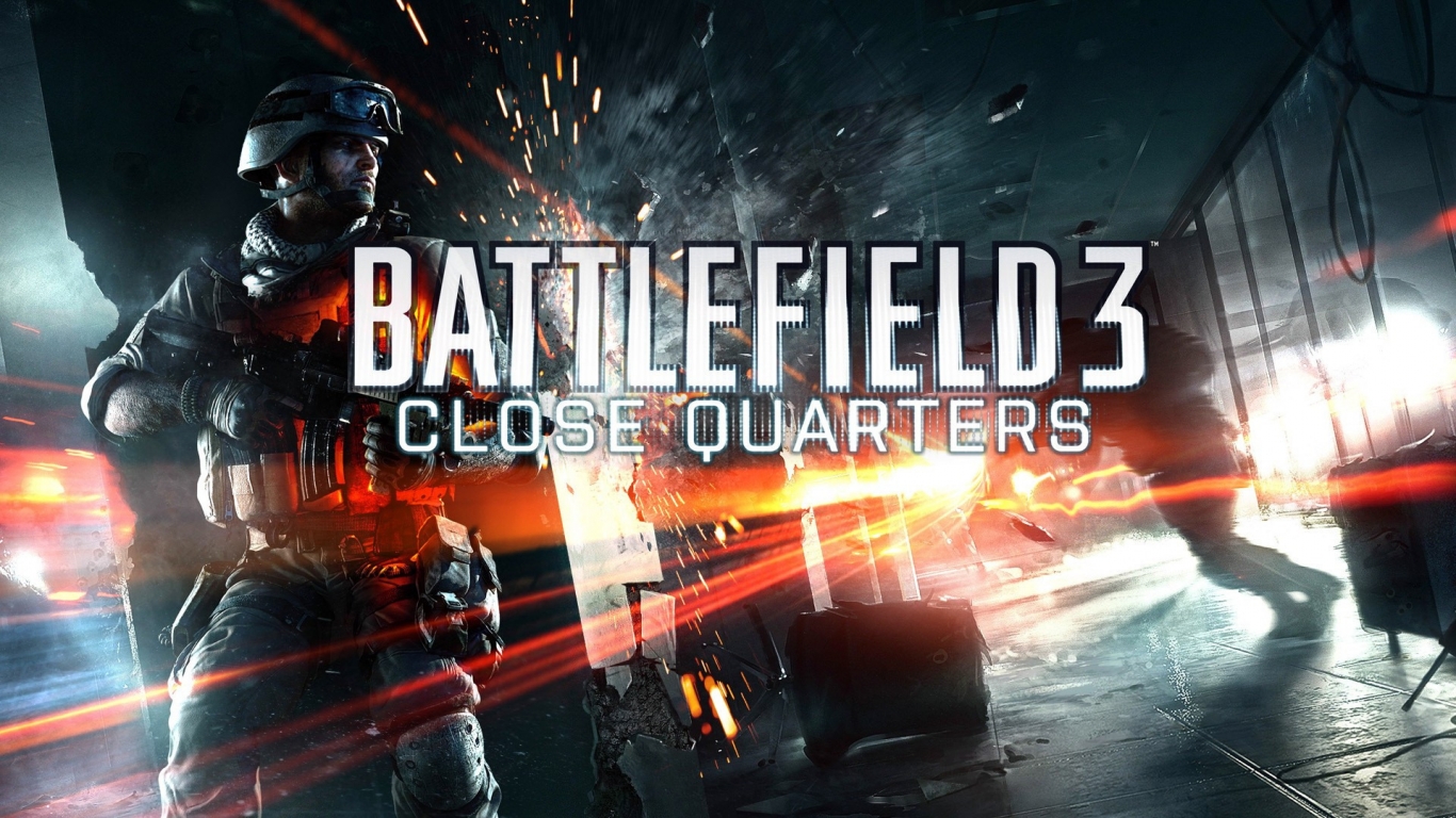 Battlefield 3 Close Quarters for 1366 x 768 HDTV resolution