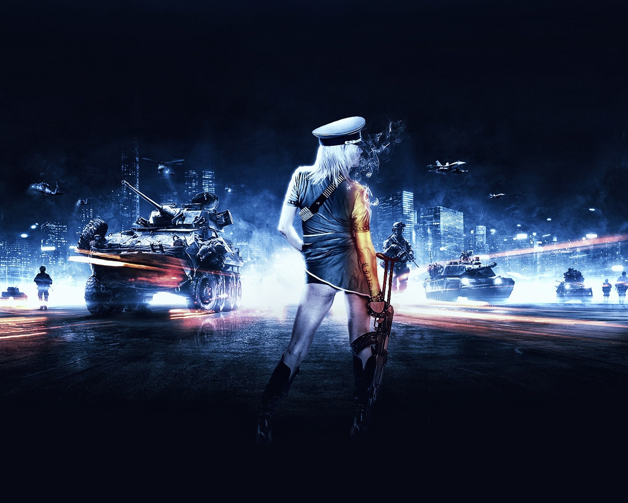 Battlefield 3 Girl for 1280 x 1024 resolution