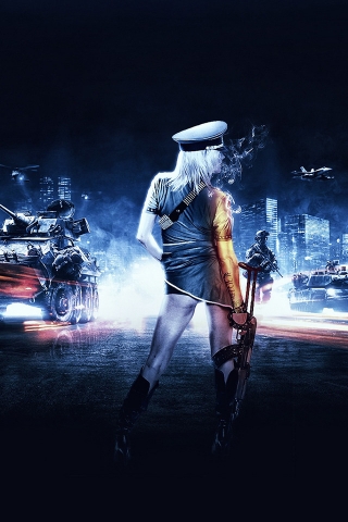 Battlefield 3 Girl for 320 x 480 iPhone resolution