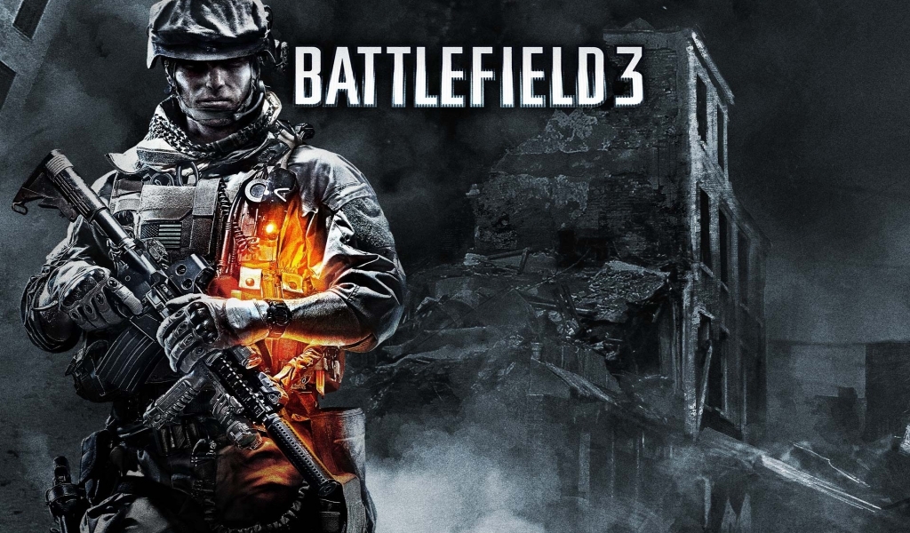 Battlefield 3 Person for 1024 x 600 widescreen resolution