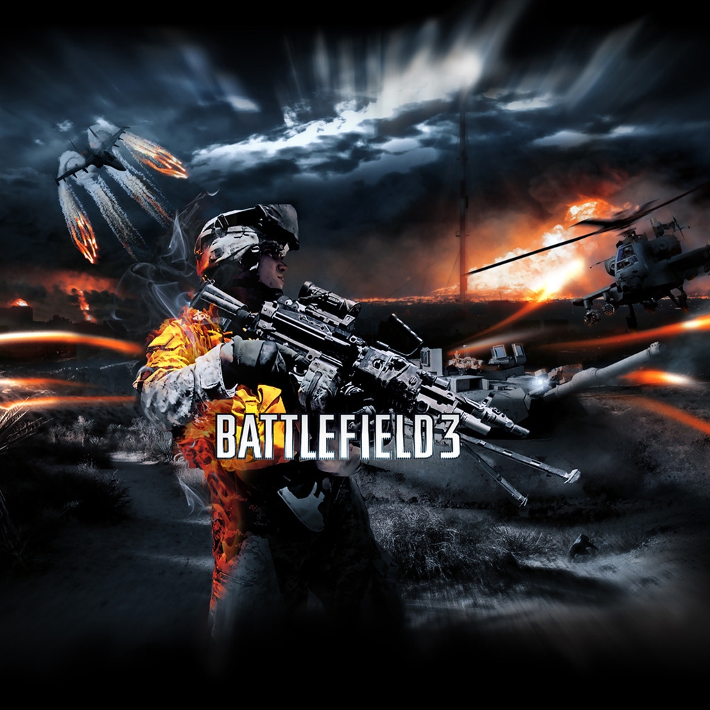 Battlefield 3 Poster for 1024 x 1024 iPad resolution