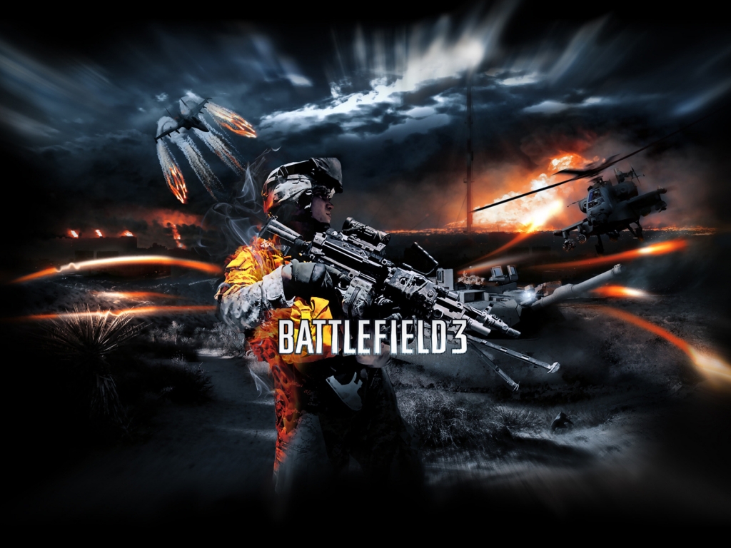 Battlefield 3 Poster for 1024 x 768 resolution