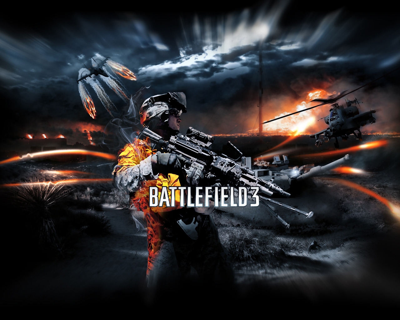 Battlefield 3 Poster for 1280 x 1024 resolution