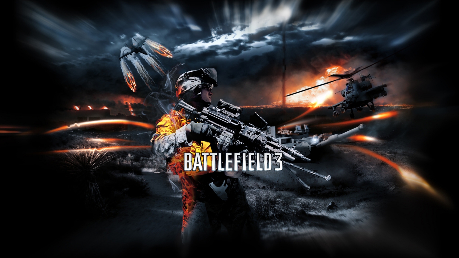 Battlefield 3 Poster for 1536 x 864 HDTV resolution