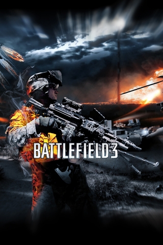 Battlefield 3 Poster for 320 x 480 iPhone resolution