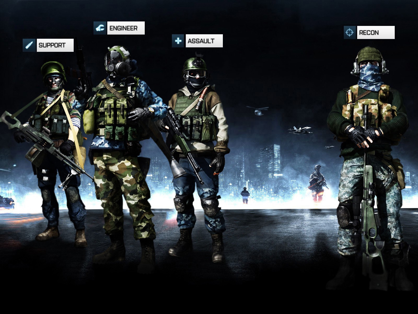 Battlefield 3 Team for 1600 x 1200 resolution